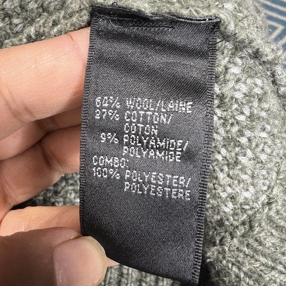 Lafayette 148 Olive Knit Cardigan Jacket Size S Wool Blend - Picture 13 of 14